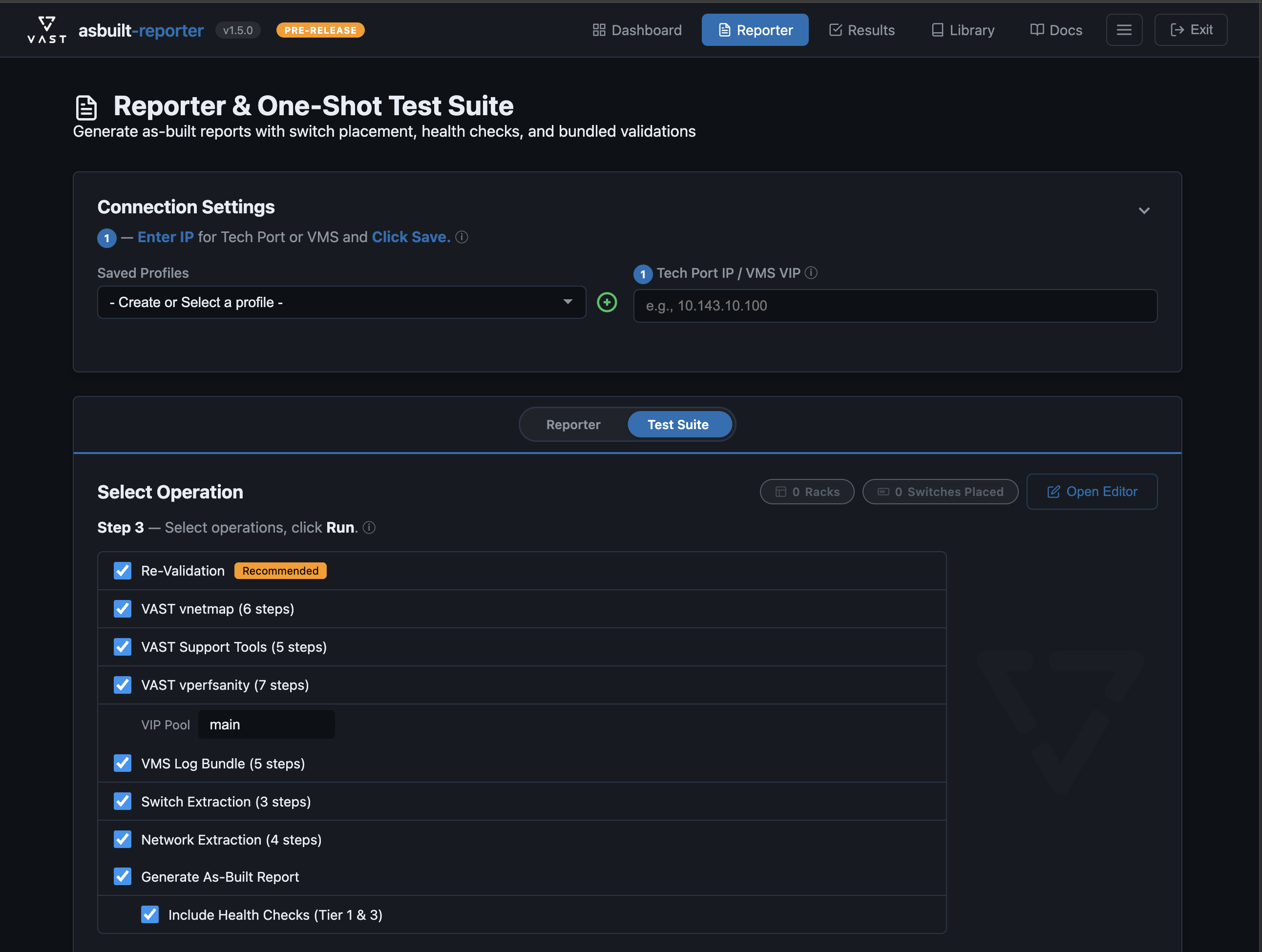 Test Suite — Automated post-deployment validation and testing